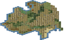 Telse, Mira, Qin and the other cities near the Everflow and its two rivers.