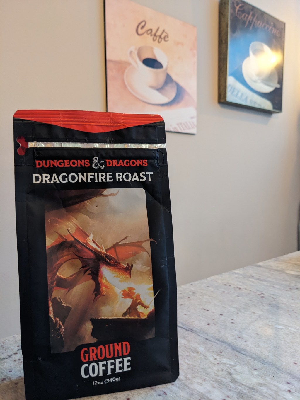 Tasting the official D&D coffee: Dragonfire&nbsp;Roast